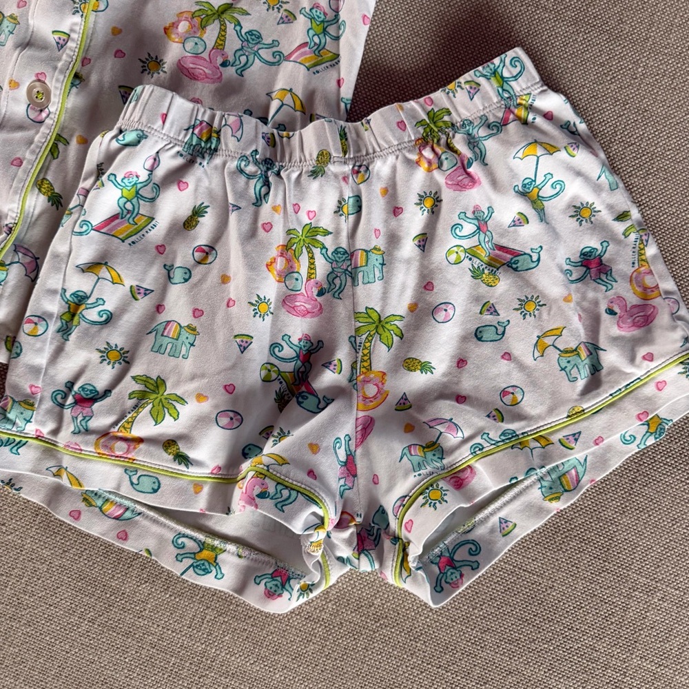 Roller Rabbit Pool Party Polo Pajama Set - Picture 8 of 11